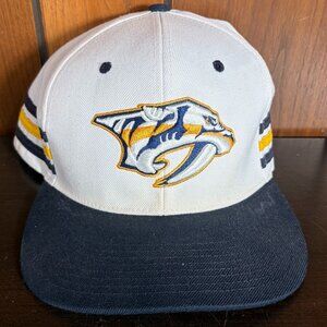 Zephyr NHL Nashville Predators RARE Arena Exclusive Flat Bill SnapBack Hat EUC